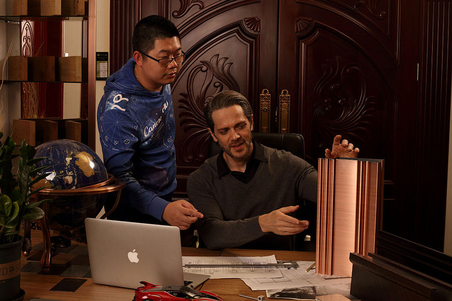 Foshan ShengW Doors and Windows Technology Co.,Ltd línea de producción del fabricante