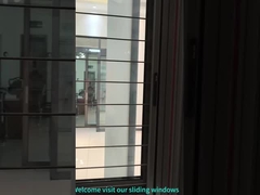 Ventanas corredizas con una gasa