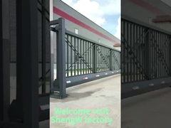 Puerta eléctrica de aluminio