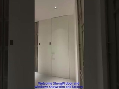 Puerta corredera de borde estrecho