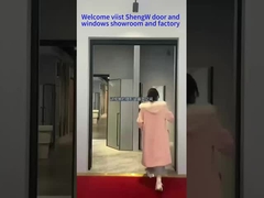 Puerta corredera con vidrio doble