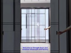 Lattice aluminum sliding door