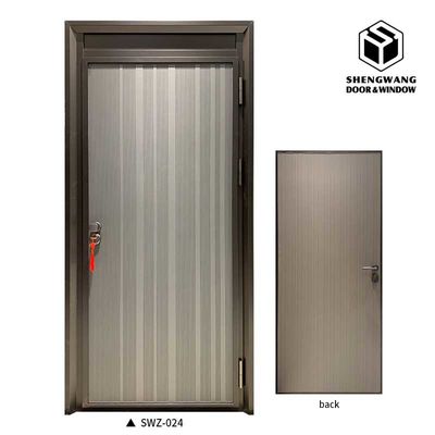 Estética Puertas exteriores de aluminio sólido Puerta de aluminio para la entrada principal