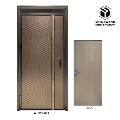 Apartamento personalizable Puerta giratoria de aluminio Puerta giratoria de metal arquitectónica