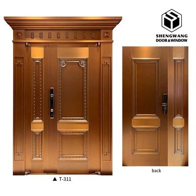 Cerradura de puerta de jardín de aluminio seguro para la villa y el hogar puerta de jardín de metal