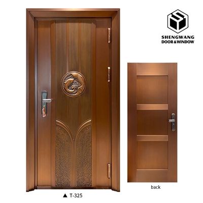 Puerta de jardín de aluminio de estilo swing con sistema de bloqueo seguro de múltiples puntos
