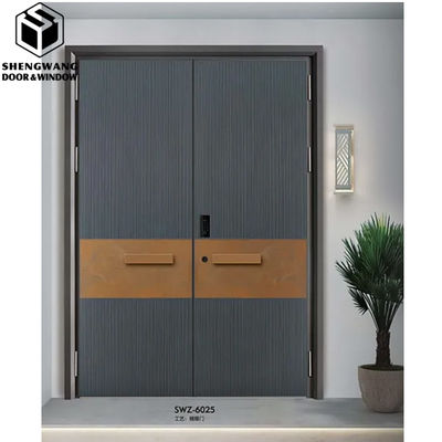 Puerta de jardín de cobre de color personalizado Baño residencial Puerta de entrada estética