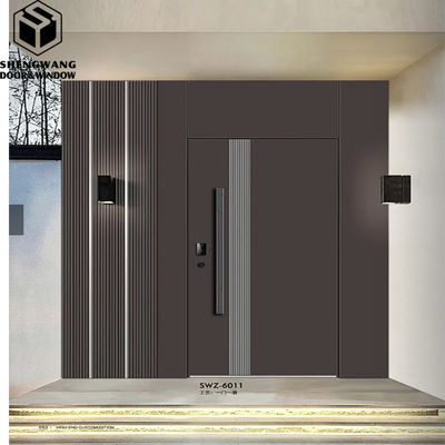 Puerta decorativa de cobre con pared montada para aluminio Puerta de jardín de cobre