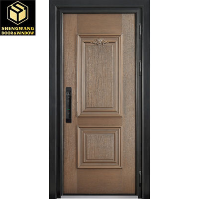 Puerta de habitación de aluminio de color de madera personalizada para el cuarto del jardín de infantes