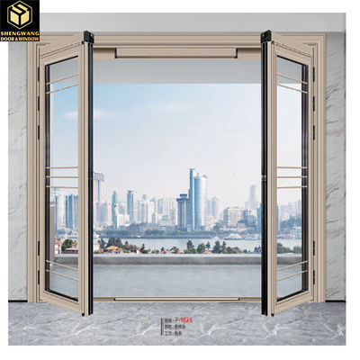 Puertas deslizantes de aluminio con bisagras personalizadas Puertas deslizantes de aluminio para patio