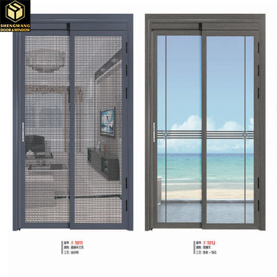 Salón de estar Dormitorio de aluminio puerta de cristal con bisagras puertas de aluminio con bisagras 35 - 45mm