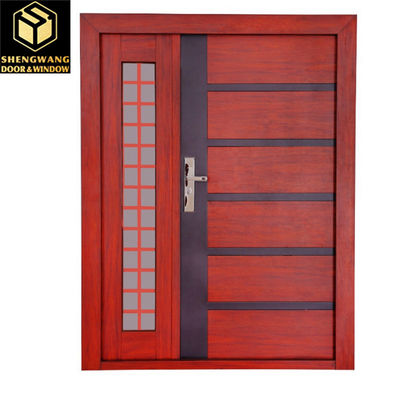 Colour personalizado de aluminio puerta de entrada aislamiento acústico para hotel