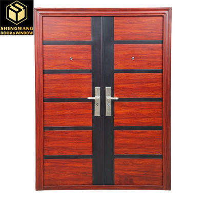 Puertas exteriores de aluminio sólido para la entrada principal