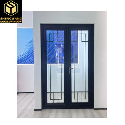 Ventana de la pared de la cortina de seguridad baja E de aluminio reforzado Ventana corredera para cocina