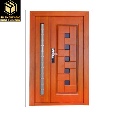 Swing a la izquierda con aluminio puertas delanteras de la tienda Villa Puertas delanteras de aluminio sólido