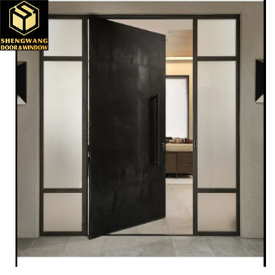 Puertas exteriores de aluminio sólido para la entrada principal