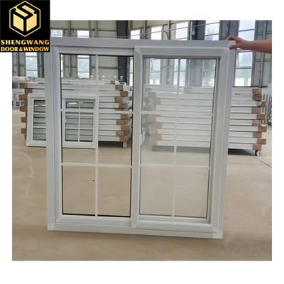 Villa Push Pull Cortina Ventana de la pared Ventana transparente de aluminio Marco corredizo
