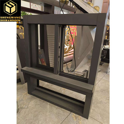 Villa Push Pull Pared de cortina Ventanas de aluminio transparente Ventanas de marco corredizo