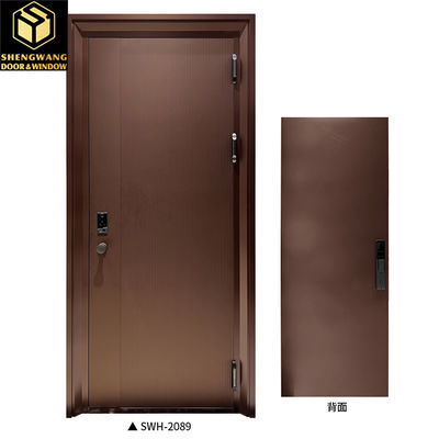 Puerta de la habitación de aluminio de 5 mm HPL de fuego con marco de aluminio y cerradura para la seguridad