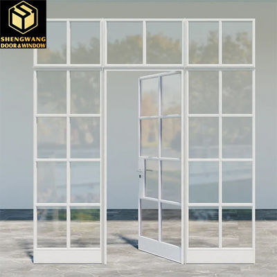 Villa Push Pull Cortina Ventana de la pared Ventana transparente de aluminio Marco corredizo