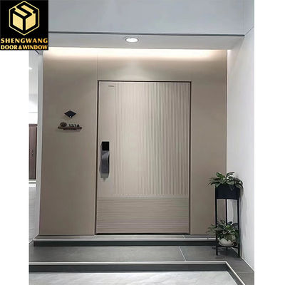 Salón de estar Dormitorio Puerta oscilante de acero inoxidable Baño Moda Puertas oscilantes de metal