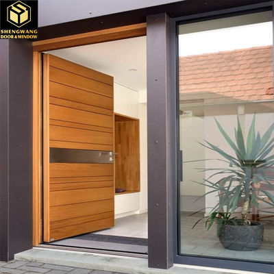 CE Puerta oscilante con ventana Residencial Puerta oscilante con ventana tamaño personalizable