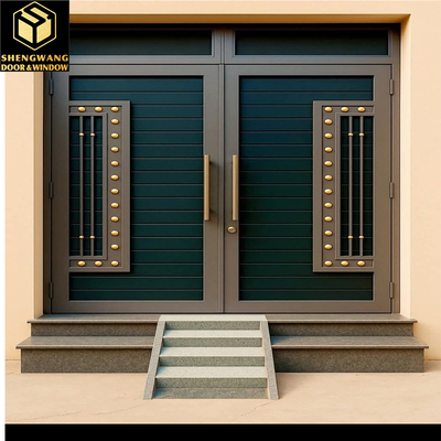 Puerta interior ignífuga plateada de 45 mm de espesor, color personalizado