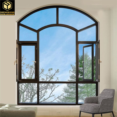 Limpieza y aspecto contemporáneo con puertas corredizas de vidrio de aluminio para el hogar y la villa