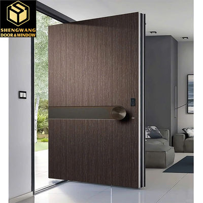 Puertas de vidrio correderas de aluminio negro grande a prueba de fuego Puertas de vidrio de aluminio comercial